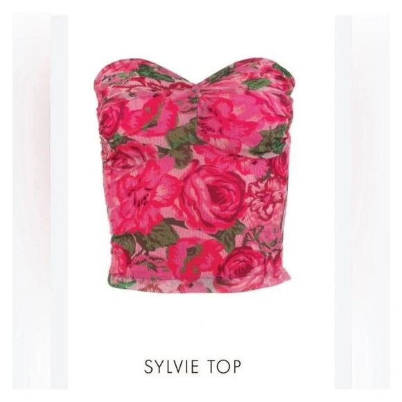 Generation Love Sylvie Floral Bustier Top XS - Picture 2 of 8